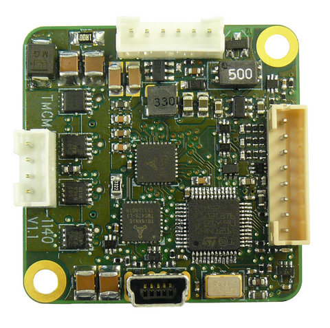 Embedded Stepper motor controller and driver board motor mountable on  NEMA17 Stepper motors